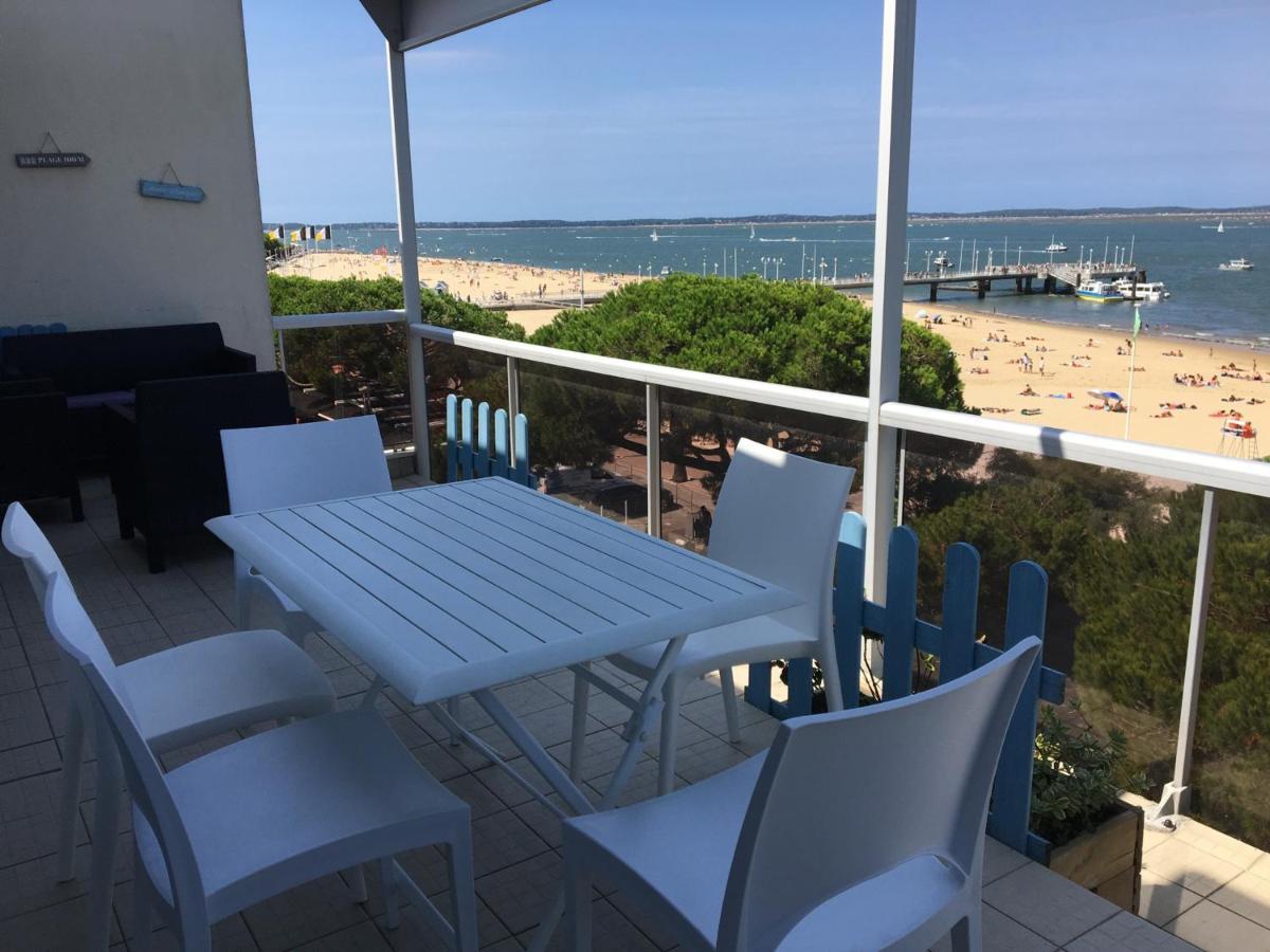 Appartement T3 Au Centre D'Arcachon Avec Vue Mer, Terrasse Et Parking Securise - Fr-1-374-74 Kültér fotó